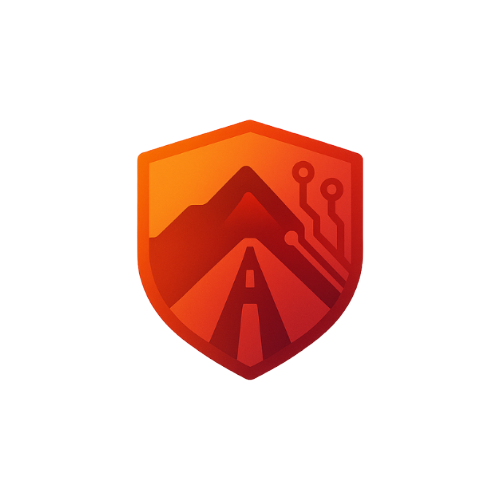 Kjør forsiktig logo